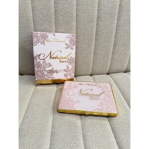 NEW Too Faced Natural Face Palette Highlight Blush Bronzing Veil 6 Shades Mirror